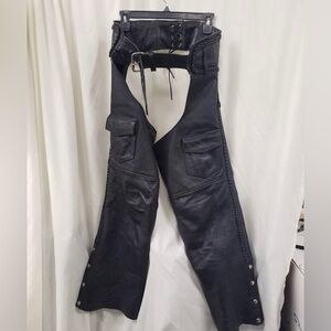 Vintage MOB classic x4 all leather riding chaps